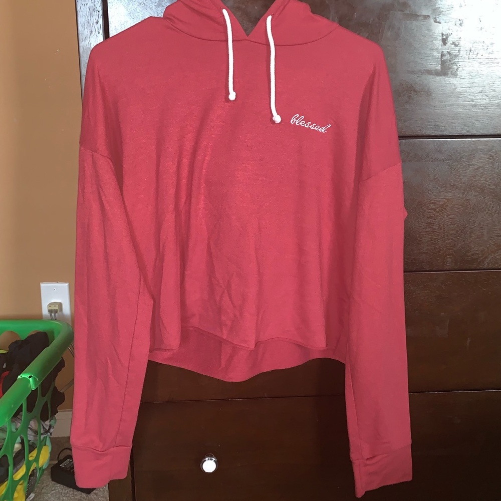 Blessed pink hoodie